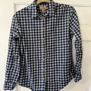 Buffalo Jackson Womens Flannel Size M - blue buffalo check